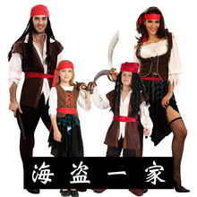 Pirate Costumes新款万圣节角色扮演服 海盗装 加勒比海盗服装