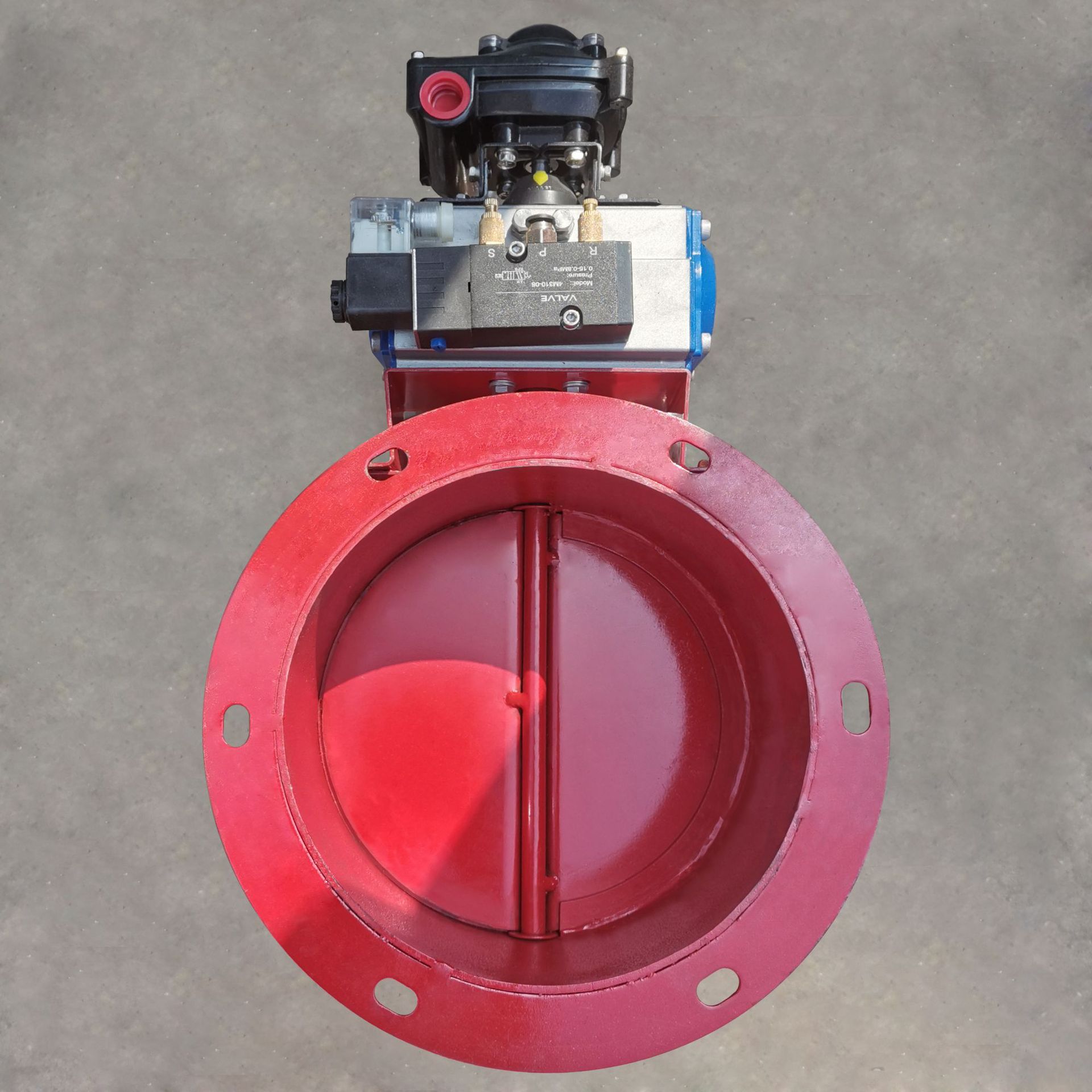 批售 气动风阀 除尘系统风阀带气动开关装置气动调节阀 气动蝶阀