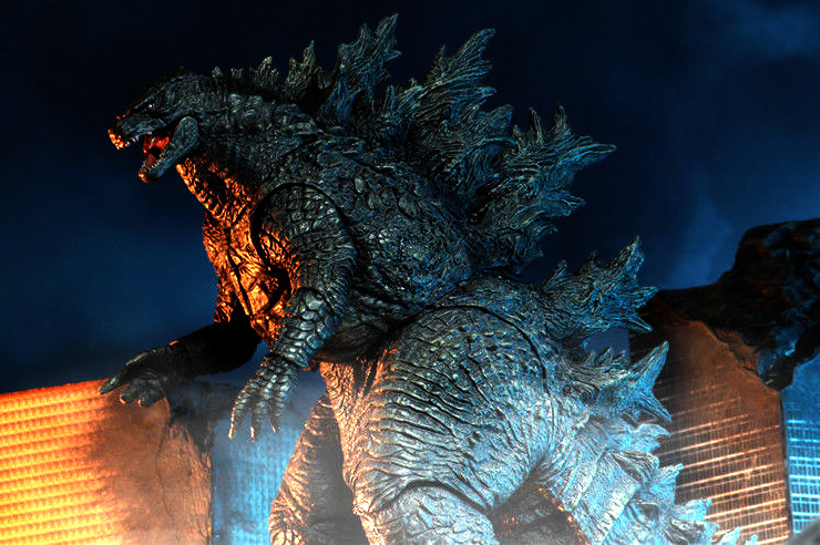 neca哥斯拉2019电影核能喷射能量版shm哥斯拉怪兽可动模型手办