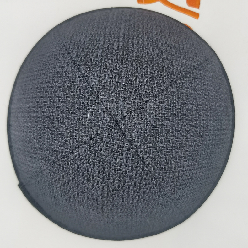 一手清仓圆顶麻料帽基帕犹太小圆帽促销打折麻料犹太帽宗教信仰帽