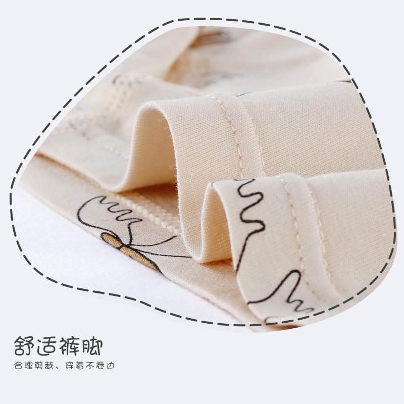 [Boxed] Children's Underwear Cotton Boy's Boxer Shorts Cotton 50 PCs Small Medium Large Boy Underpants Student Underwear