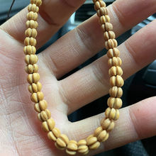 山楂籽手串野生文玩108颗男女脖挂项链佛珠单圈五福子手持山楂核