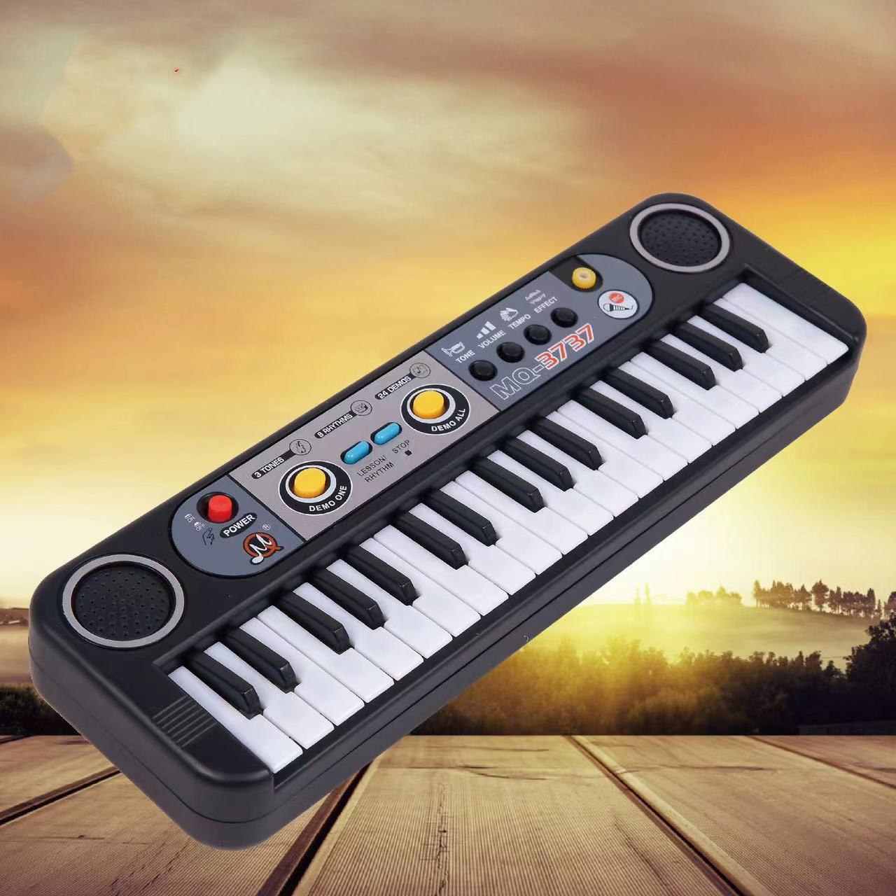 Junxia Children's Music Multifunctional Electronic Keyboard Enlightenment Educational Toy Musical Instrument with Microphone Children's Electronic Keyboard Electronic Keyboard