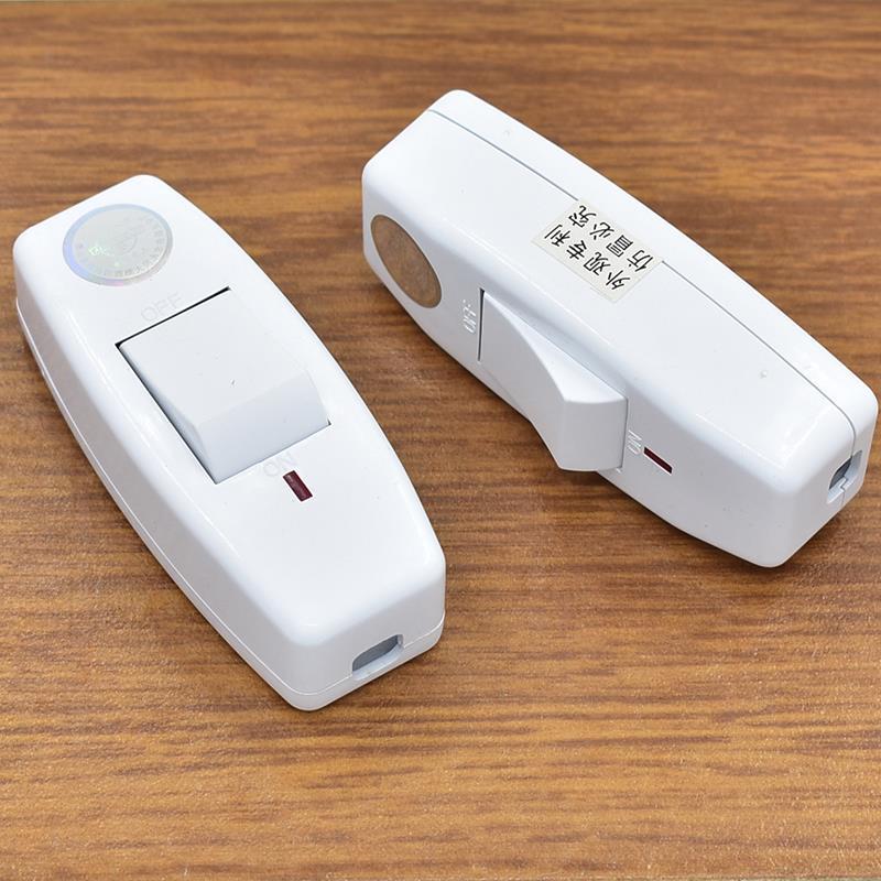 永坚097床头开关电源台灯墙壁控制按钮按压式中途风扇手捏小开关