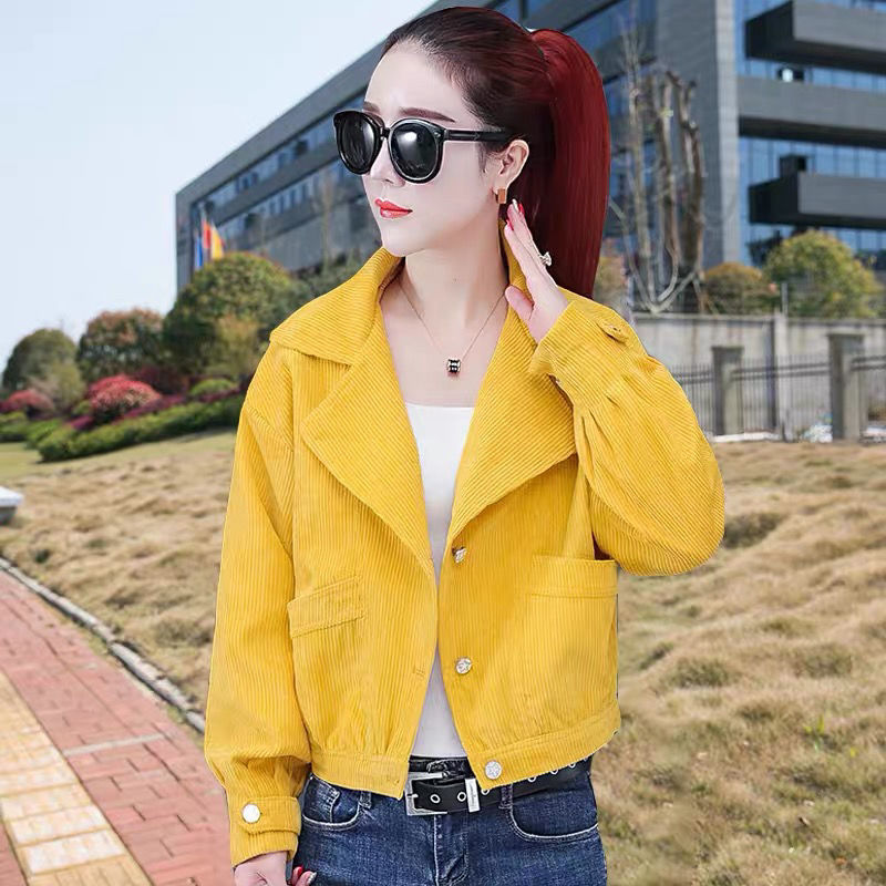 女士超短外套春装装图片