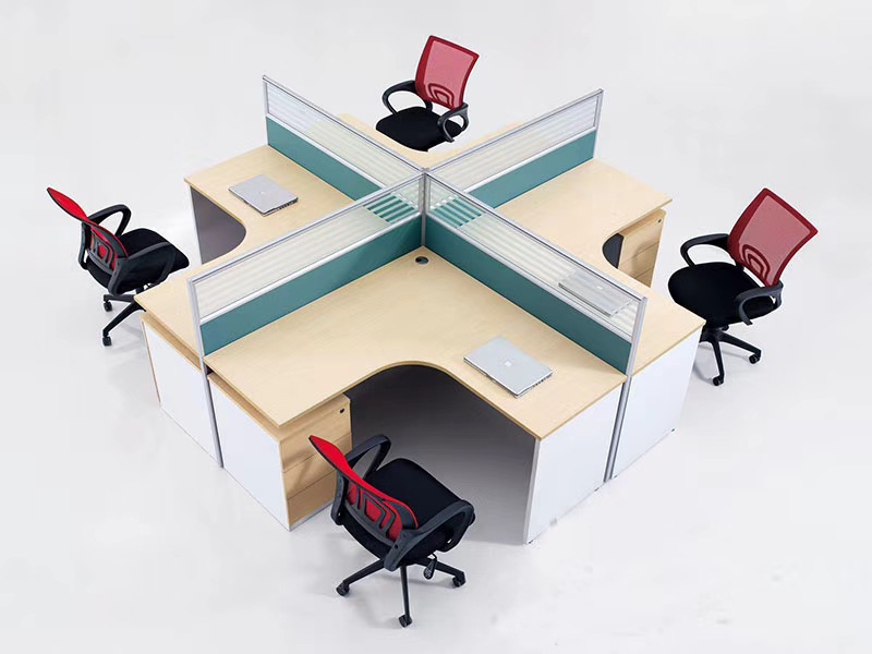 东莞家具厂 办公屏风卡位 办公台卡座 现代简约财务员工办公桌子