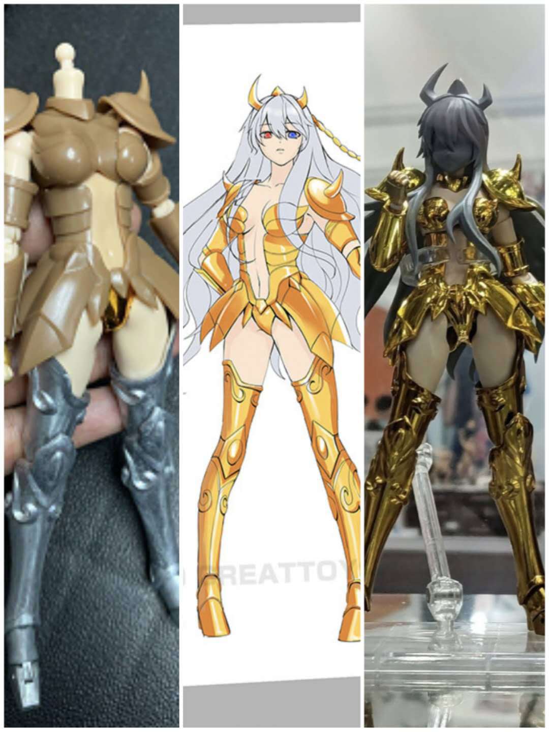 预定 gt 神圣契约 女天蝎 黄金圣衣斗士神话模型 ex天蝎座 娇拉汀