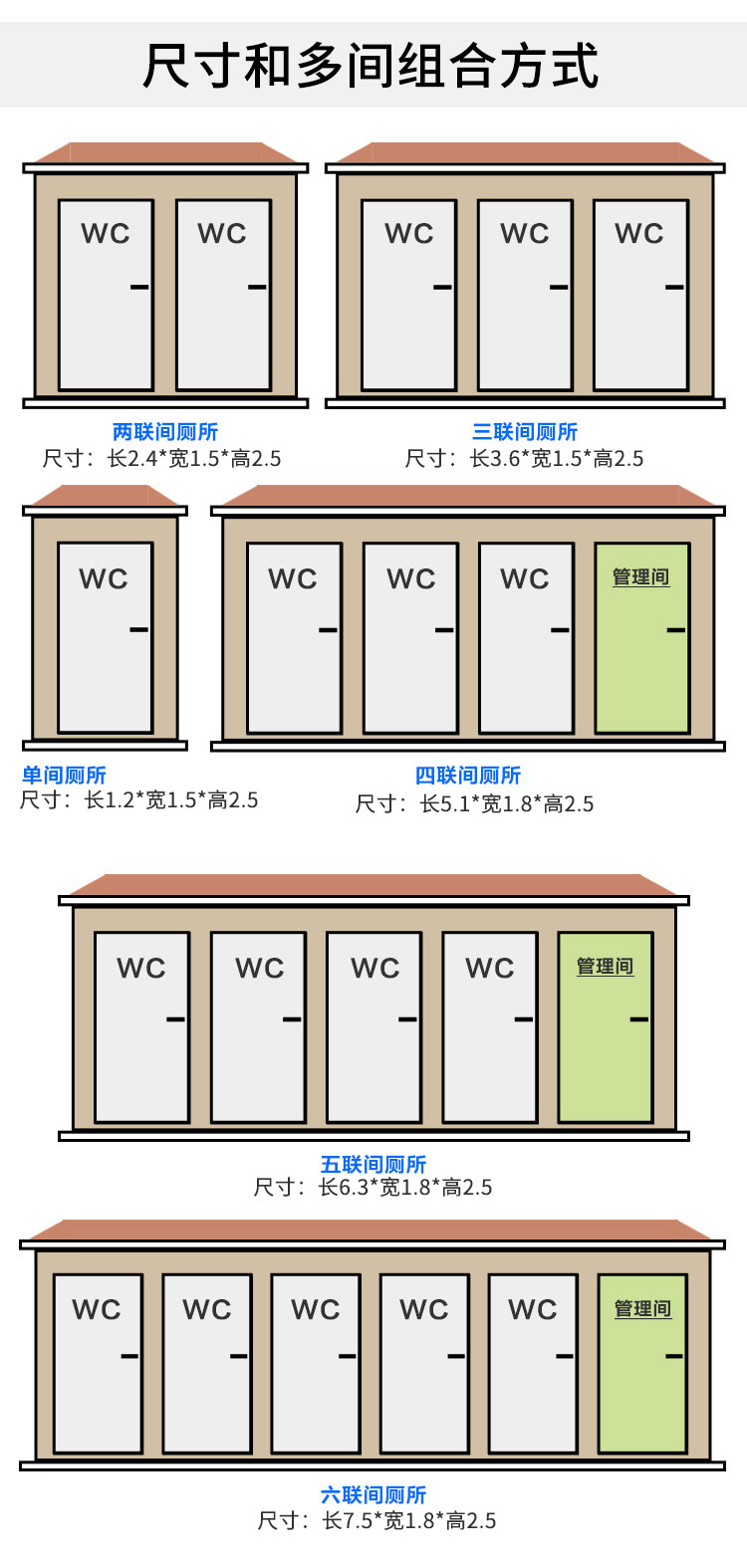 景区移动厕所卫生间户外工地临时移动厕所洗手间公共厕所公厕