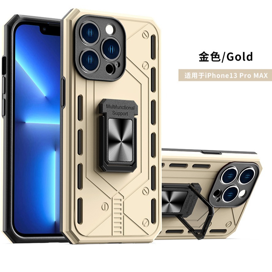 爆品适用oppo a38 4g磁吸车载无线充电支架防摔手机壳犀甲二合一-阿里