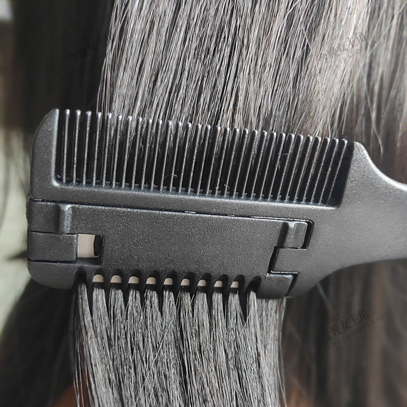 削发神器自己剪发尾打薄老式削发梳刀家用老人消发器专业理发刀具