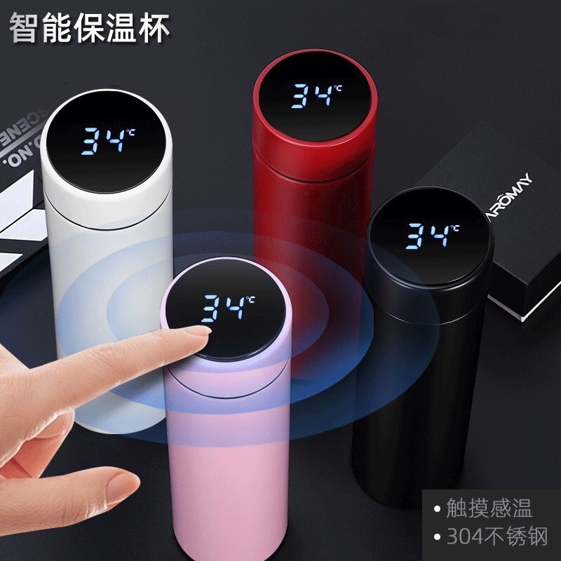 intelligent temperature display 304 stainless steel vacuum cup men and women creativity business cup temperature control cup daily necessities