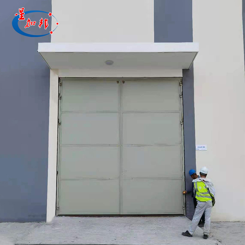 工厂门定制 超大仓库钢质门仓储大门平开钢大门车间钢板门工业门