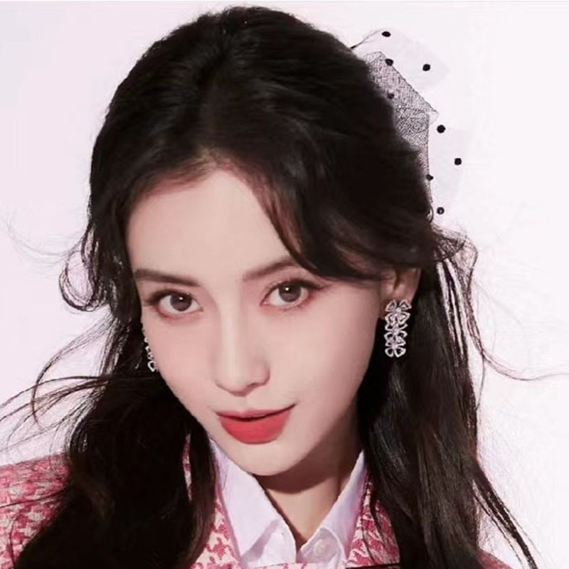 蝴蝶花朵耳环甜美s925银针杨颖baby明星同款超仙网红流苏优雅耳饰