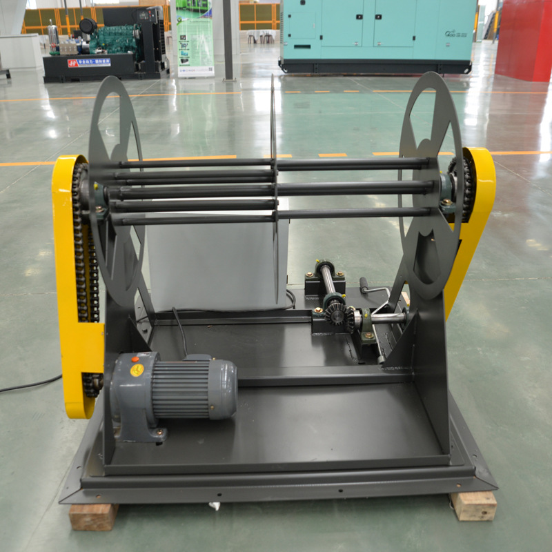 华全发电机配套电动电缆绞盘移动盘线盘电线缠绕盘70米32芯