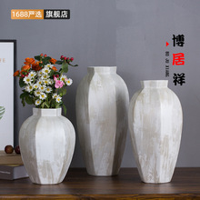 新中式陶瓷花瓶插花摆件创意现代客厅酒柜玄关花器家居装饰品