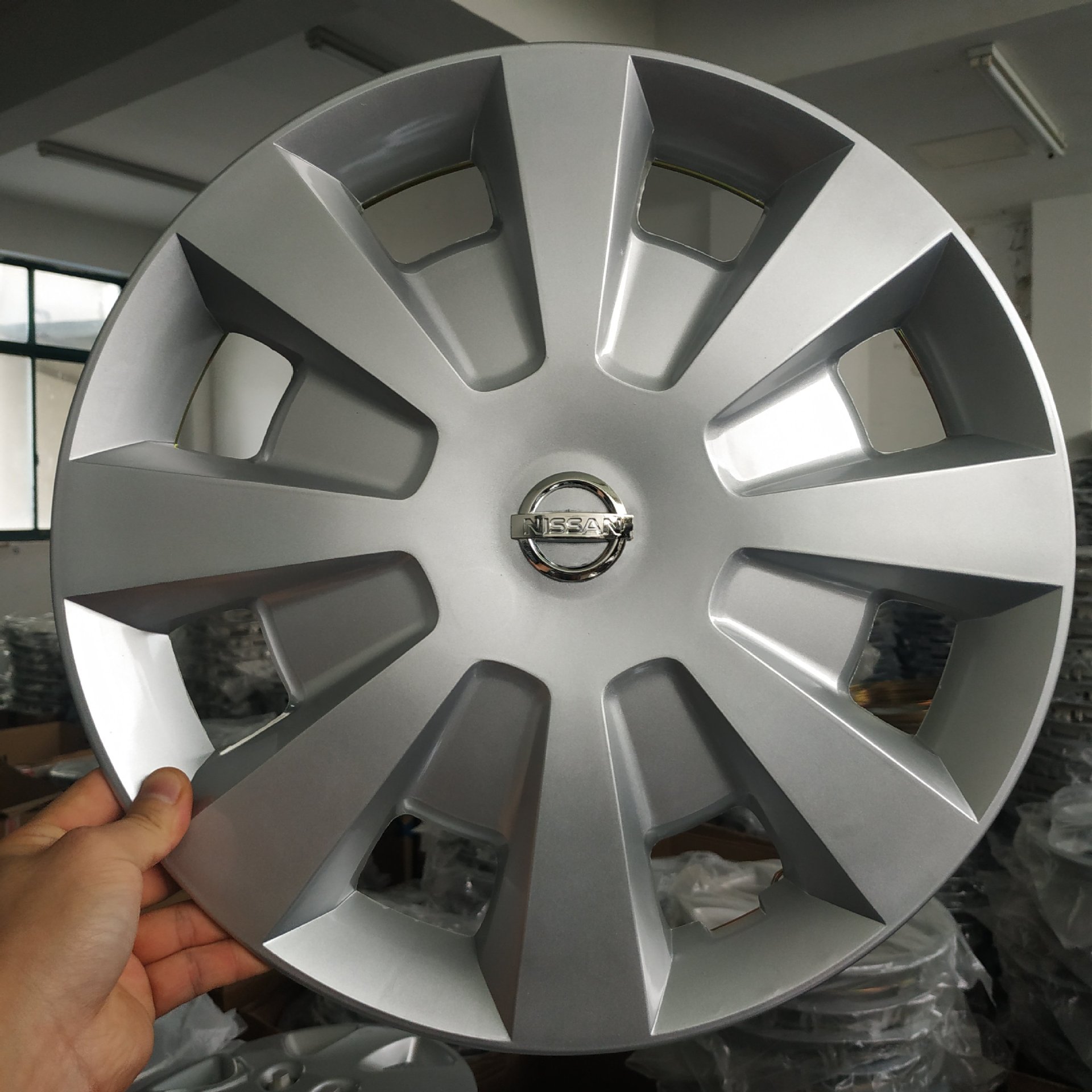 适用于05-07款老骐达15寸颐达汽车轮毂盖钢圈壳装饰罩轮胎帽壳