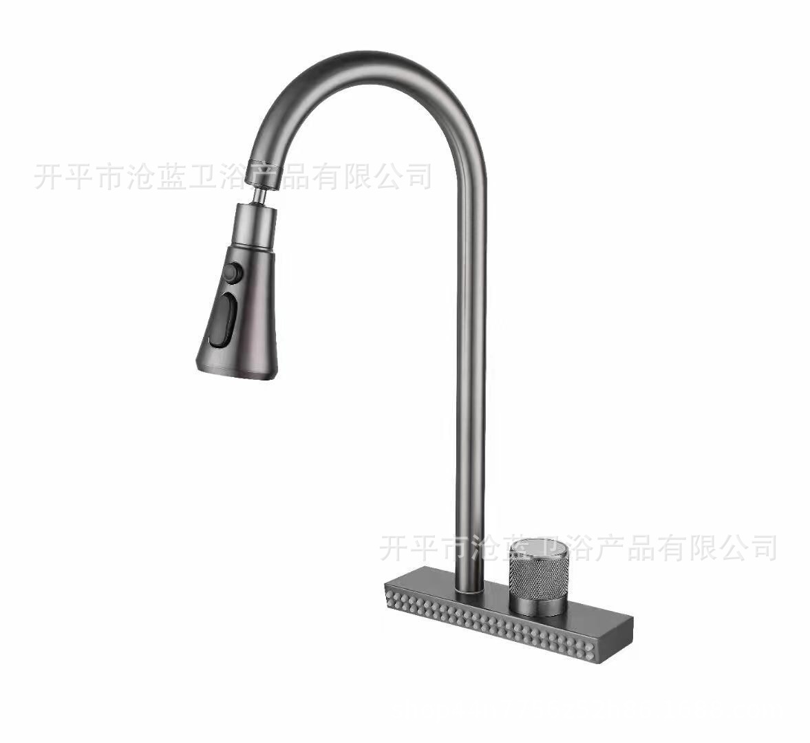 Stainless Steel Pull-out Kitchen Tap Washing Basin Double Hole Flying Rain Faucet Wholesale Flying Rain Sink Faucet