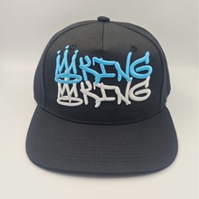 平沿回弹帽刺绣logo嘻哈休闲潮流百搭防晒硬顶棒球帽美式hiphop