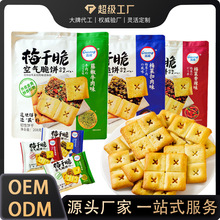 盖能食品 梅干脆饼干OEM吃货休闲小零食礼包品质整箱批发厂家定制