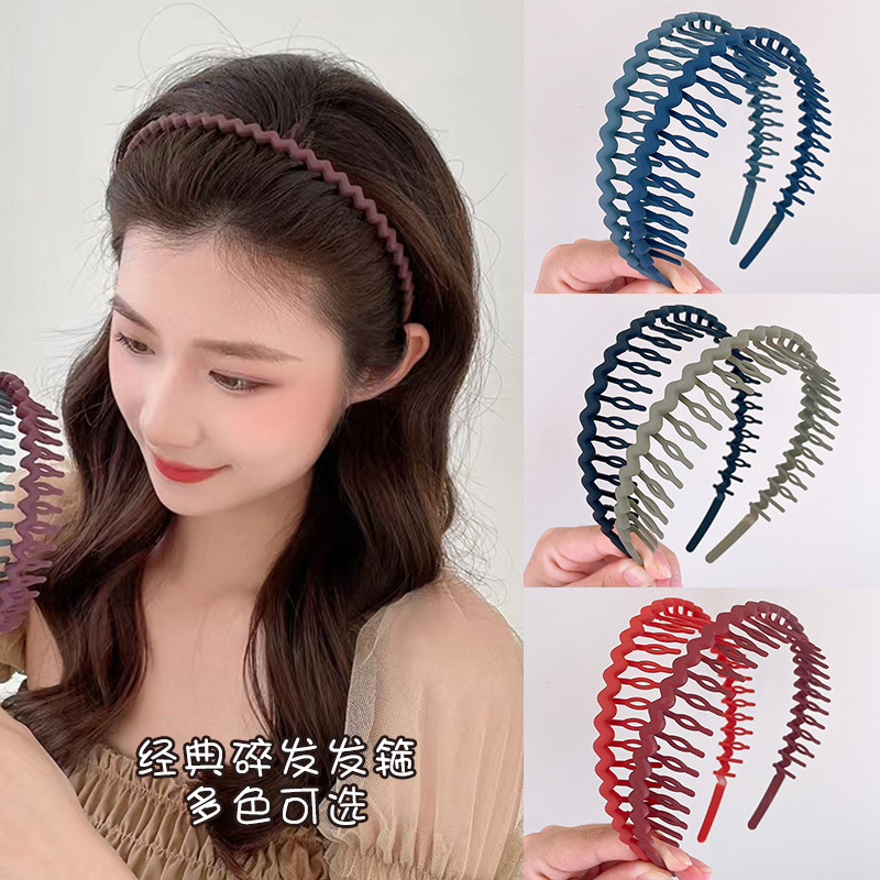 Broken Hair Organize Fantastic Forehead Bangs Hair Hoop Internet Celebrity 2022 New Summer Hairpin for Hair Washing Headband Hair Tie