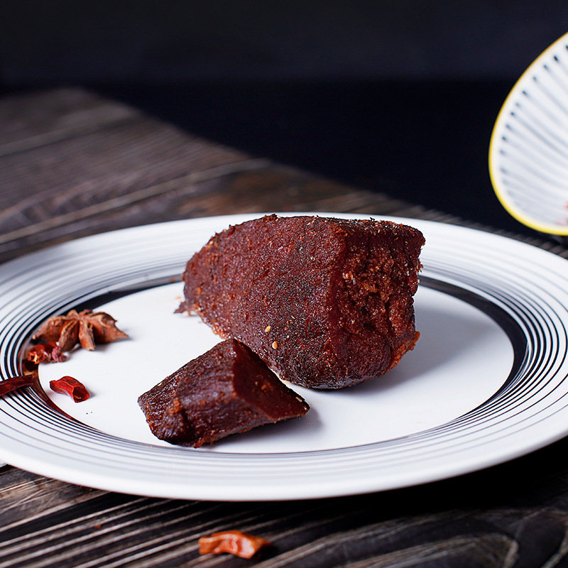 香酥牛肉300g四川南充特产过江龙香酥卤牛肉卤味佳肴整块牛肉干
