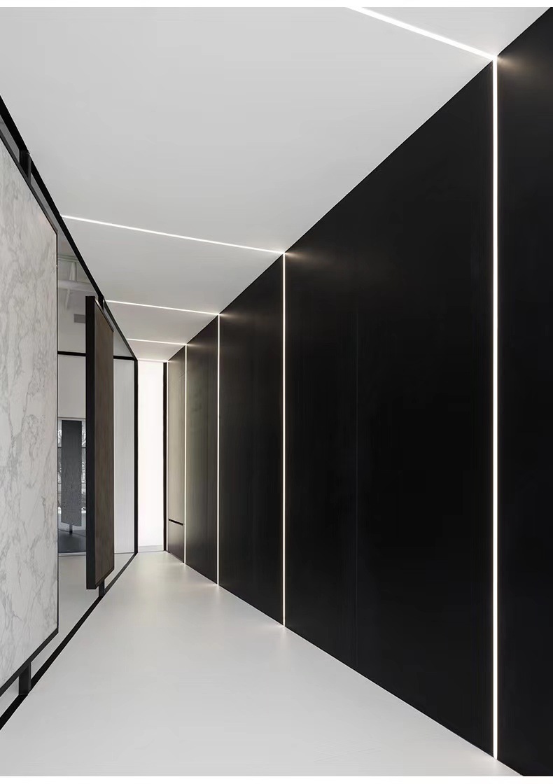 工厂直销led线条灯u型明装灯条灯带卡槽线性灯铝槽嵌入式铝型灯槽