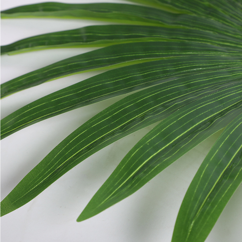 厂家直销仿真植物过胶布葵叶办公居家室内装饰仿真绿植单支大龟背