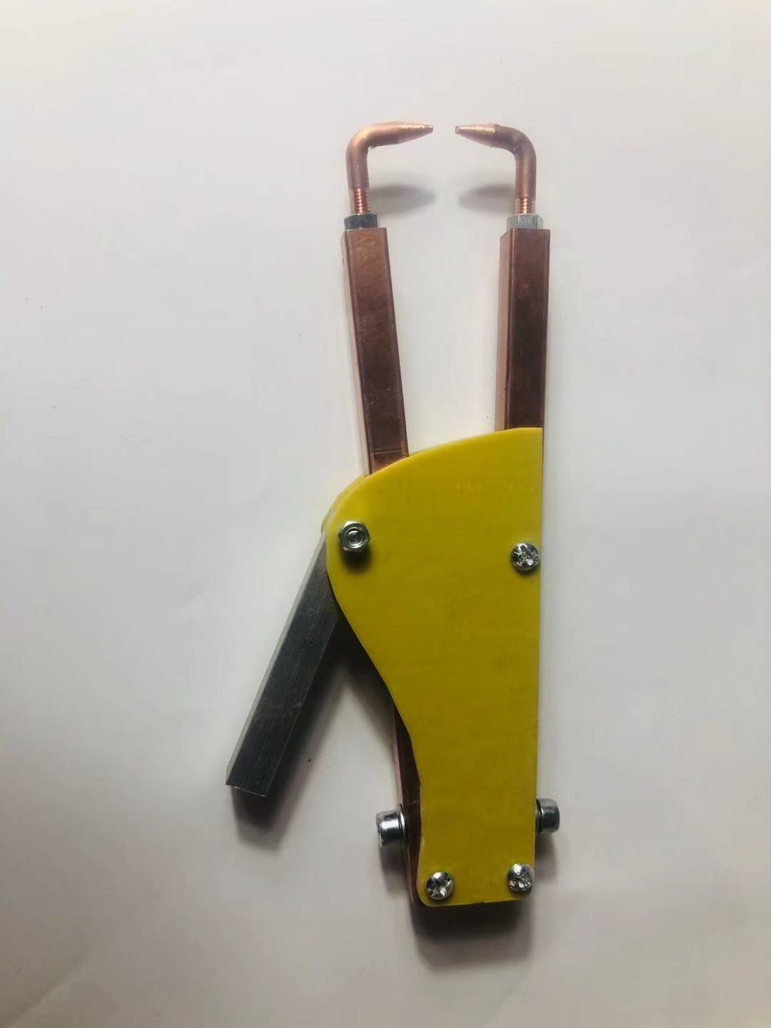 点焊机对焊钳 紫铜黄铜 点焊钳电池工具 手持式 铁丝 薄板 点焊夹