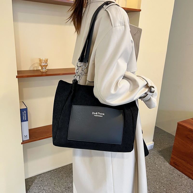 Portable Shoulder Bag 2022 Autumn New Commuter Tote Trendy Work Fashion Bag Casual Large Capacity Women's Bag