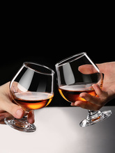 水晶玻璃白兰地杯洋酒杯高脚干邑杯威士忌酒杯欧式矮脚红酒杯套装