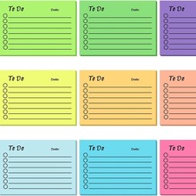 跨境爆款荧光色便利贴多色记事便签本加强粘性办公学习计划本批发