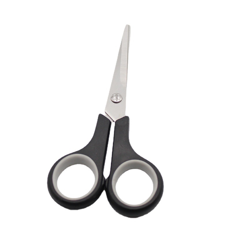 Factory Direct Sales Scissors Plastic Handle Scissors Office Scissors Card Packaging Student Scissors Wholesale