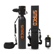 SMACO赛麦客新款S500恒压0.7L 潜水呼吸器休闲娱乐潜水备用气源罐