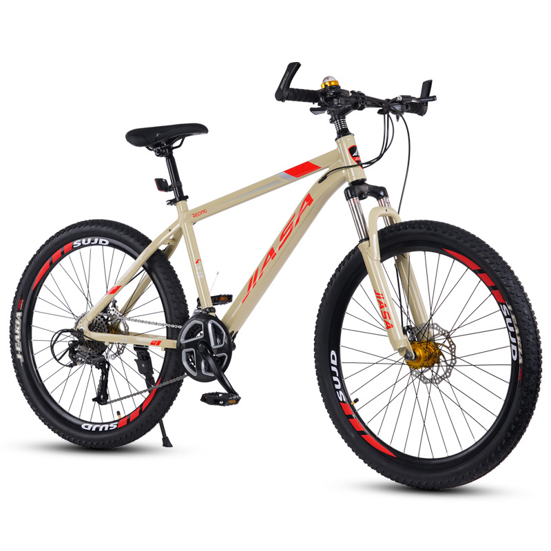 Aluminum Alloy Mountain Bike Men's and Women's Variable Speed 26-Inch 27-Speed Bicycle Middle School Students Road Adults and Teenagers Foreign Trade