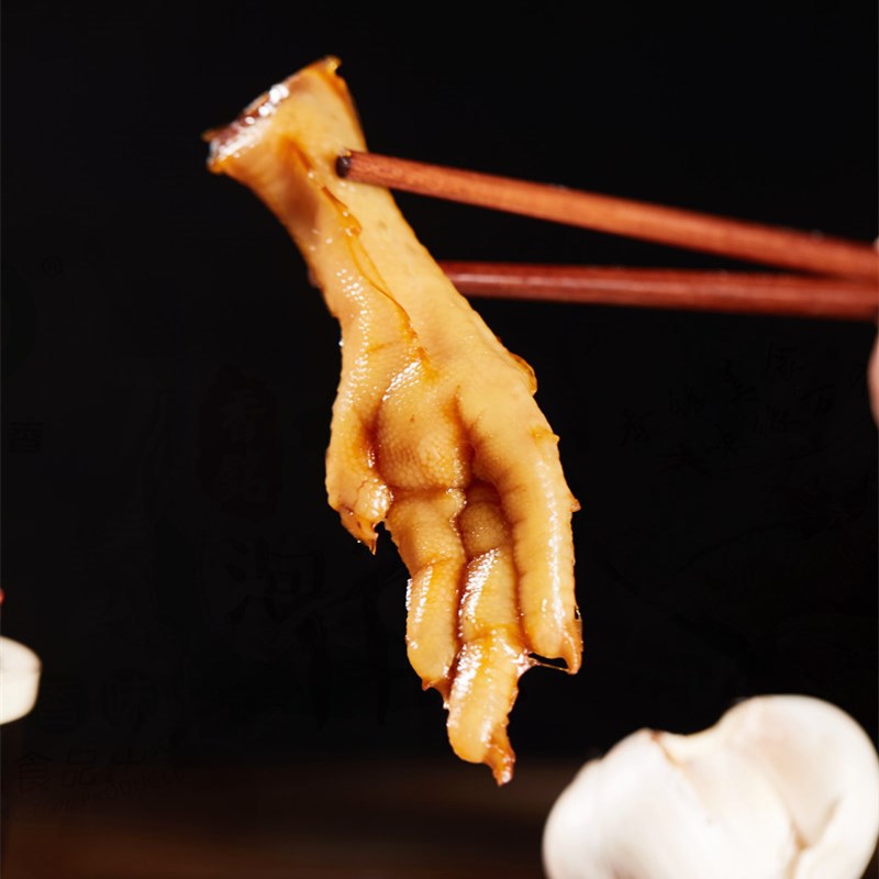 香铭泡鸡爪福建特产龙岩辣味泡凤鸡脚单个装休闲卤味零食