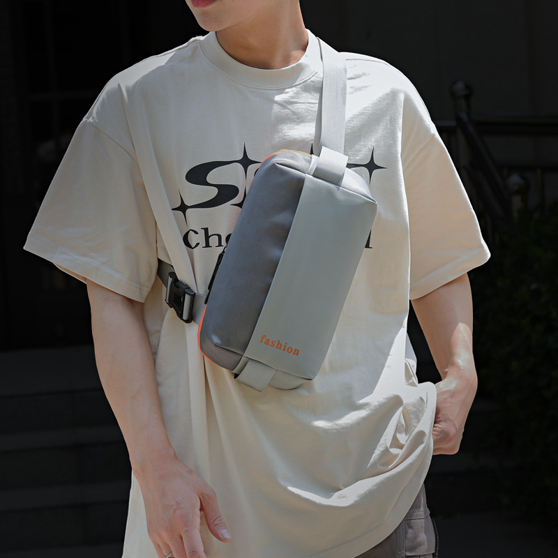 Chest Bag Men's Work Small Backpack 2023 New Fashion Trendy Brand Crossbody Bag Shoulder Bag Casual Men's Messenger Bag