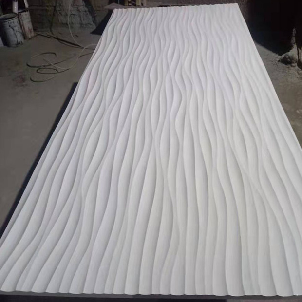 大波纹波浪板装饰板背景墙板吊顶pvc造型雕刻浮雕板雕花镂空板材