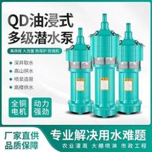 上海水泵高压深井泵农用深水井单相三相多级抽水水泵国标潜水泵