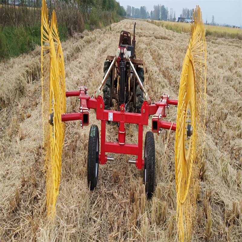 地瓜秧搂草机 牵引式八盘花生秧搂草机 指盘式拾草机图片-阿里巴巴