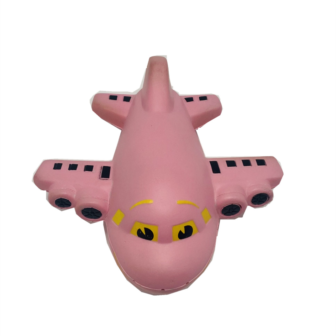 厂家定制 可爱pu发泡 仿真飞机模型 squishy慢回弹 湿软儿童玩具