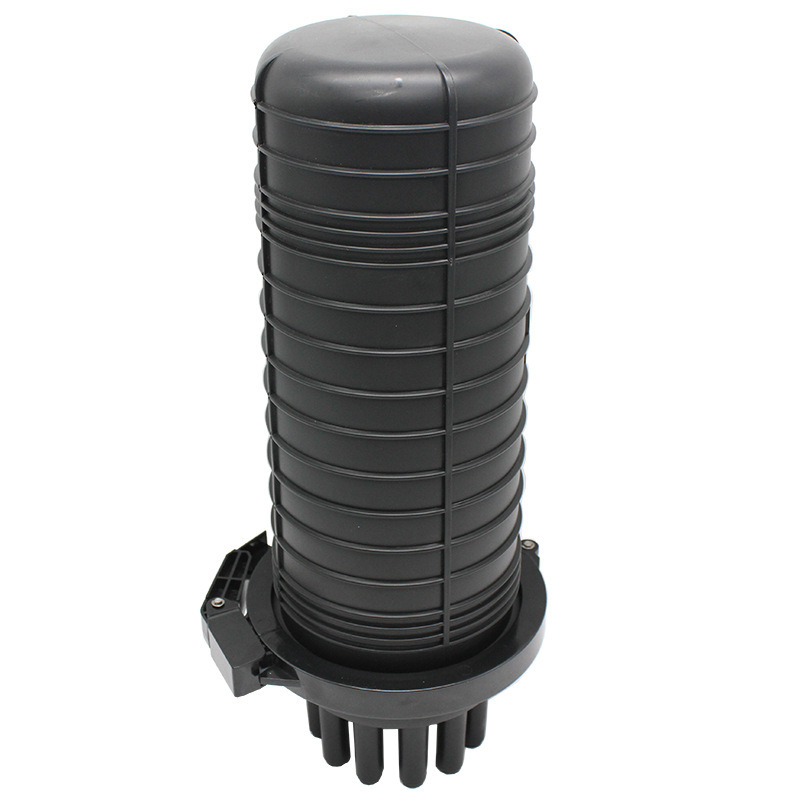 立式144芯光缆接续盒96芯光纤接头盒立式防水1进4出帽式炮筒大量