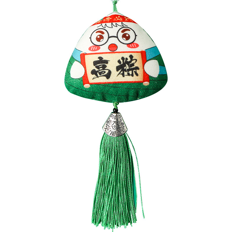 Dragon Boat Festival Cartoon Zongzi Sachet Perfume Bag Mosquito Repellent Argy Wormwood Handmade DIY Material Package Portable Ornaments College Entrance Examination Gift