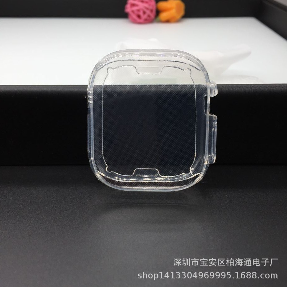 适用于apple watch8 手表壳 苹果8ultra表壳 tpu防摔全包透明软壳