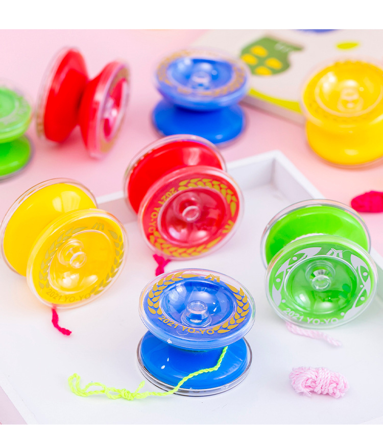 塑料迷你卡通溜溜球地摊热卖幼儿园礼品儿童益智玩具悠悠球yoyo球