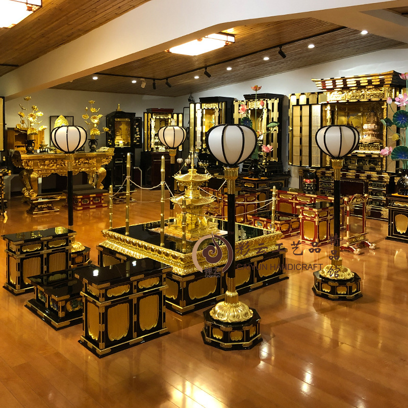 木雕佛具护摩坛舍利塔佛龛佛坛供台佛桌柜礼盘协机雪洞灯摆件仏器