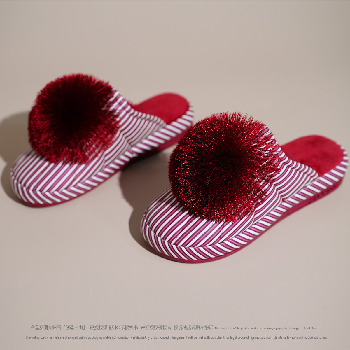 a686仙女风简约毛毛拖鞋女外穿年春秋新款毛绒绒办公室-阿里巴巴