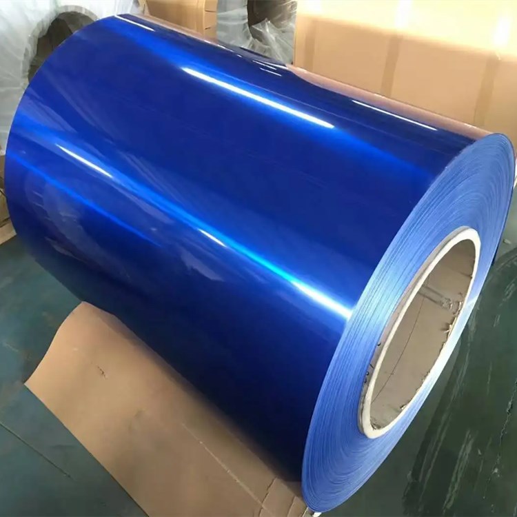 厂家批发1060 3003 3004彩涂铝卷 彩色铝皮保温铝卷 外包彩色铝板