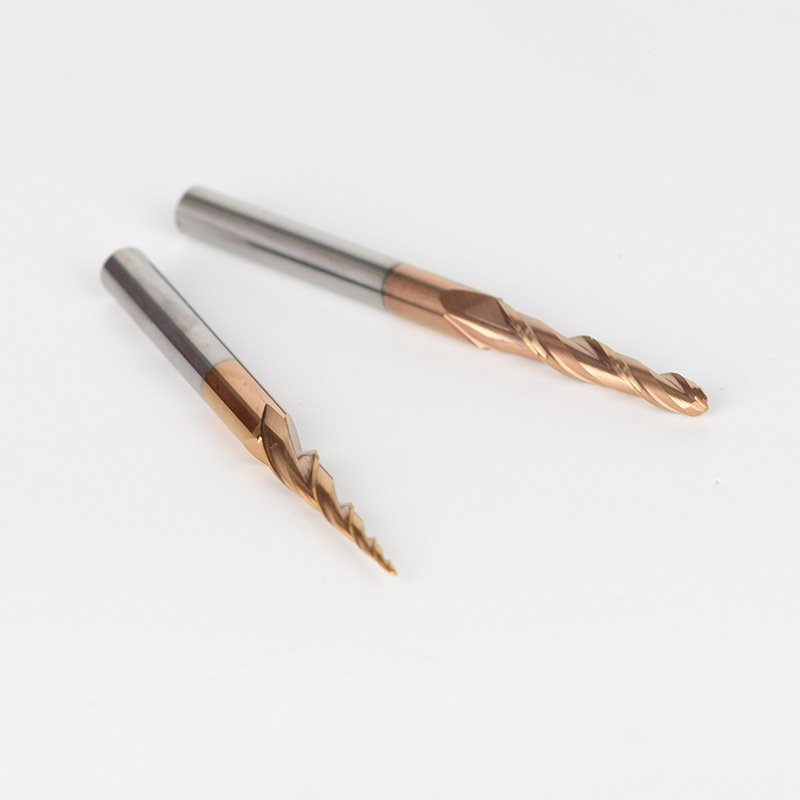 50度钨钢锥度铣刀 精雕雕刻机铣刀刀头 木工2刃浮雕涂层刀具