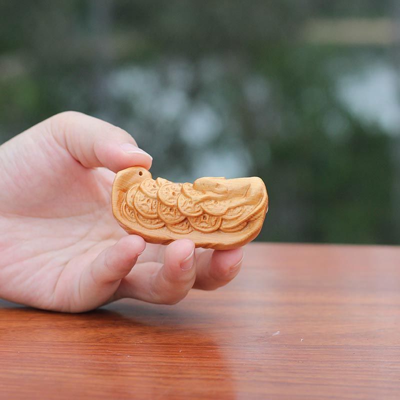 2022新品太行崖柏把玩件夜夜数钱 木雕手把件木质工艺品小件礼品