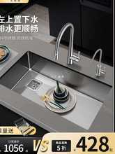 xy厨房水槽加厚304不锈钢手工大单槽家用台下盆洗菜盆洗碗池